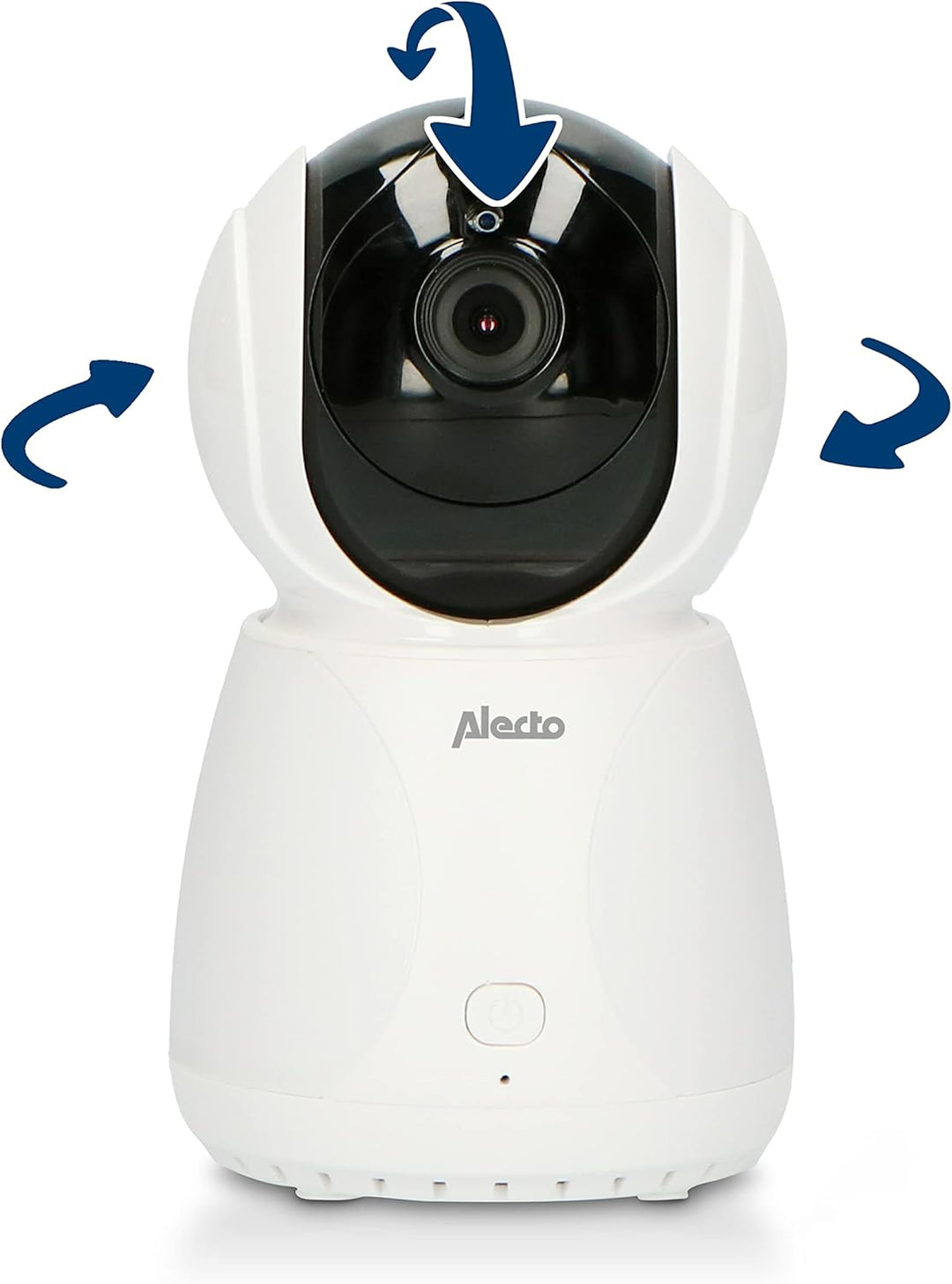 Alecto DVM-275 Digitale Babyphone, mit steuerbarer Kamera, hohe Reichweite von bis zu 300 Meter, 12.