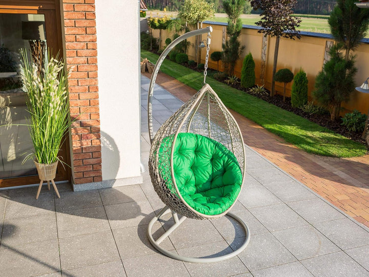 Bjird Hängesessel Kissen, Polster, Auflage für Polyrattan & Rattan Hängeschaukel, Sitzauflage für Hä