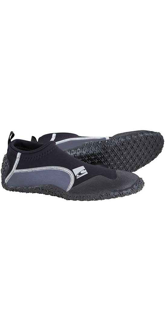 O';Neill Reactor 2MM Reef Neoprenanzug Stiefeletten Schwarz - Unisex - Leicht - Runde Zehe - Leichte