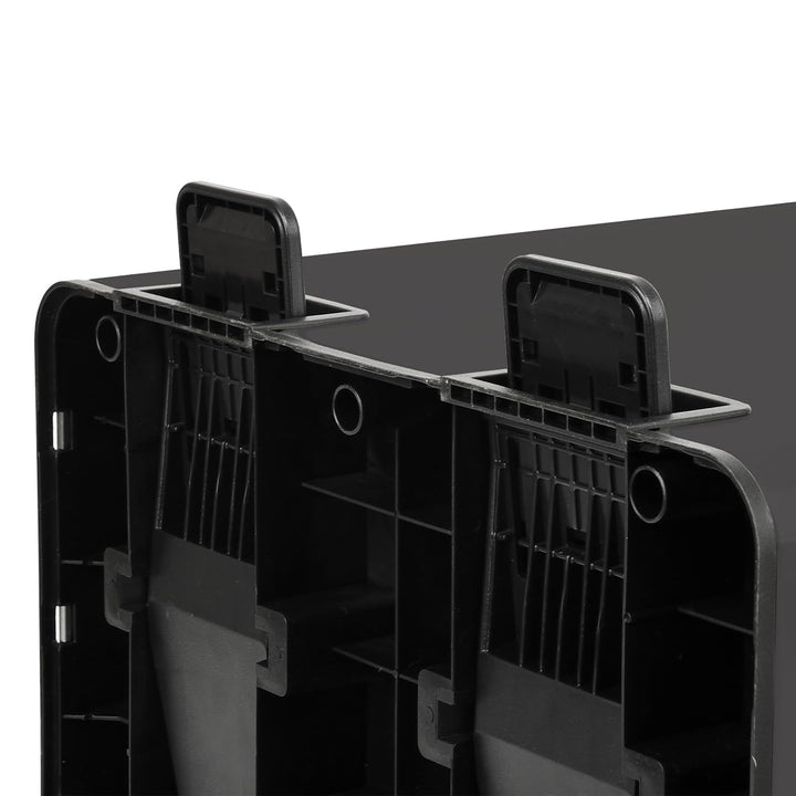 SVITA TMH2X30 Mülleimer 60L Mülltrennsystem 2 Fächer 2x15L Softclose-Deckel Pedal versteckbar Kunsts