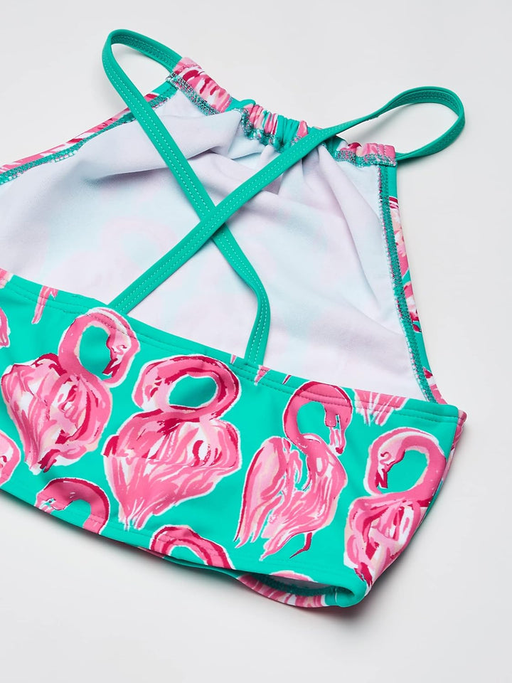 Kanu Surf Mädchen Tankini-Set 12 Hallie Grüner Flamingo, 12 Hallie Grüner Flamingo