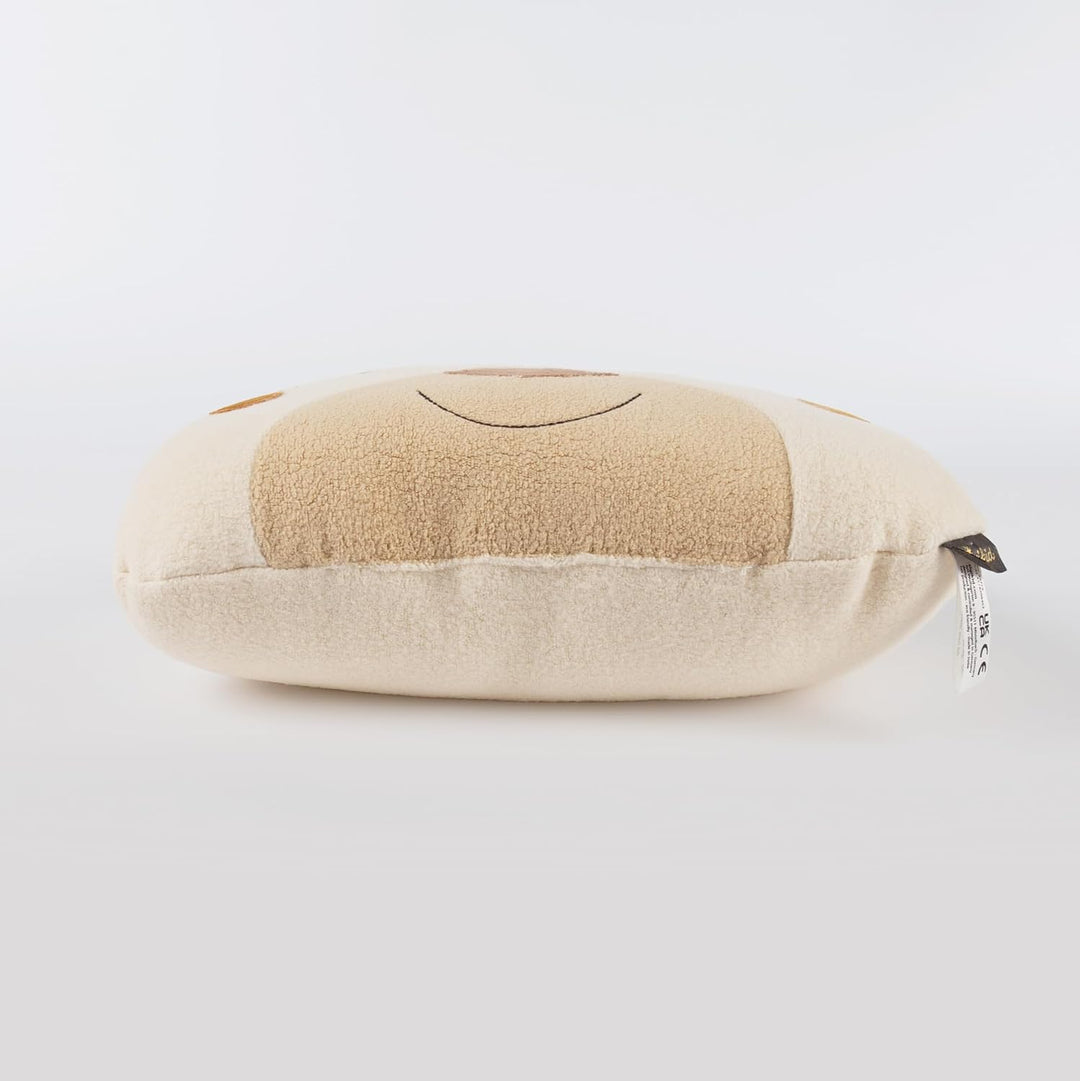 SIGIKID 39779 Kissen Bär, yellow für Mädchen und Jungen von 0 bis 36 Monaten Weiss/Bär, Weiss/Bär