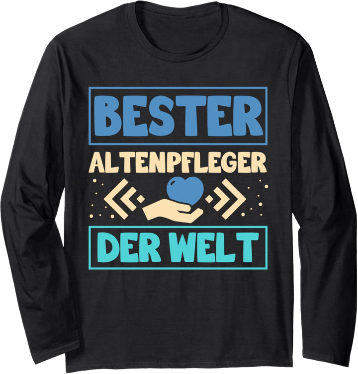 Kasak Pflegefachkraft Pflegehelfer Bester Altenpfleger Langarmshirt