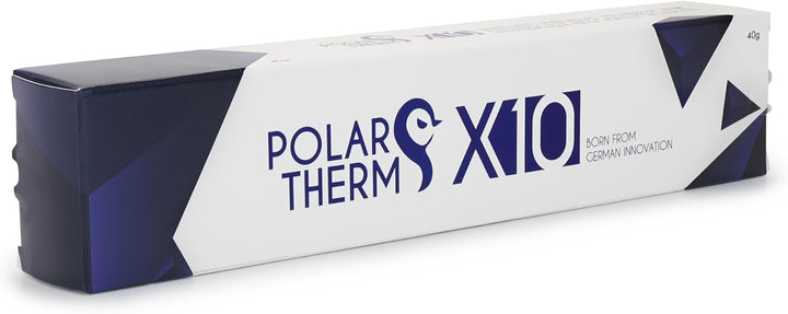 Polartherm X-10 - By Thermal Grizzly - 40g - Wärmeleitpaste für CPU & GPU - Sehr hohe Wärmeübertragu