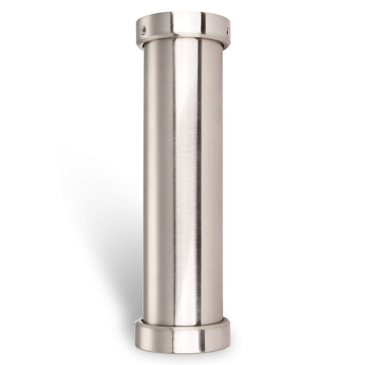 SOTECH 2 Stück Barkonsolen Florenz gerade Höhe 200 mm/Ø 50 mm Edelstahloptik Thekenfuss Bar Konsole