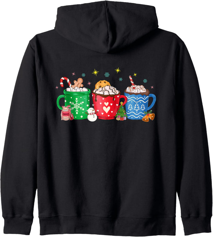 Winterkaffee Barista Weihnachten Schokolade Kaffee Kapuzenjacke