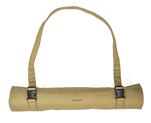 JadeYoga Parkia Matte Tragetasche, Bio-Baumwolle, Ente Yoga Matte Tragetasche, Yoga Matte Tasche mit