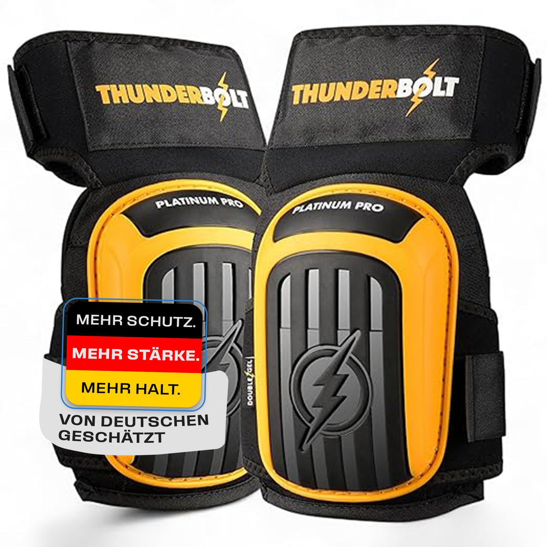 Thunderbolt® Knieschoner Professioneller Knieschützer mit komfortablem Gelkissen Knieschoner Fliesen