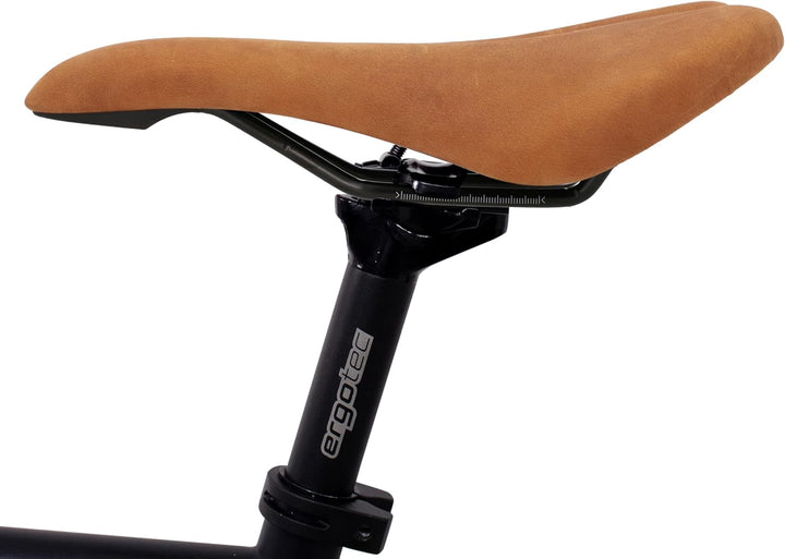 Gusti Fahrradsattel Leder - Geraint T. Fahrradsattel Ledersattel weich Sattel Fahrrad Rennrad Echtes