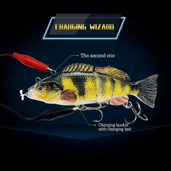 ods lure Aktualisierung Schwimmköder Elektrische USB wiederaufladbare Angelköder Mehrgelenkigere Rob