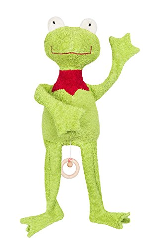 Efie Bio - Spieluhr Schlenker Frosch, kontrolliert biologischer Anbau (organic), Made in Germany, GO