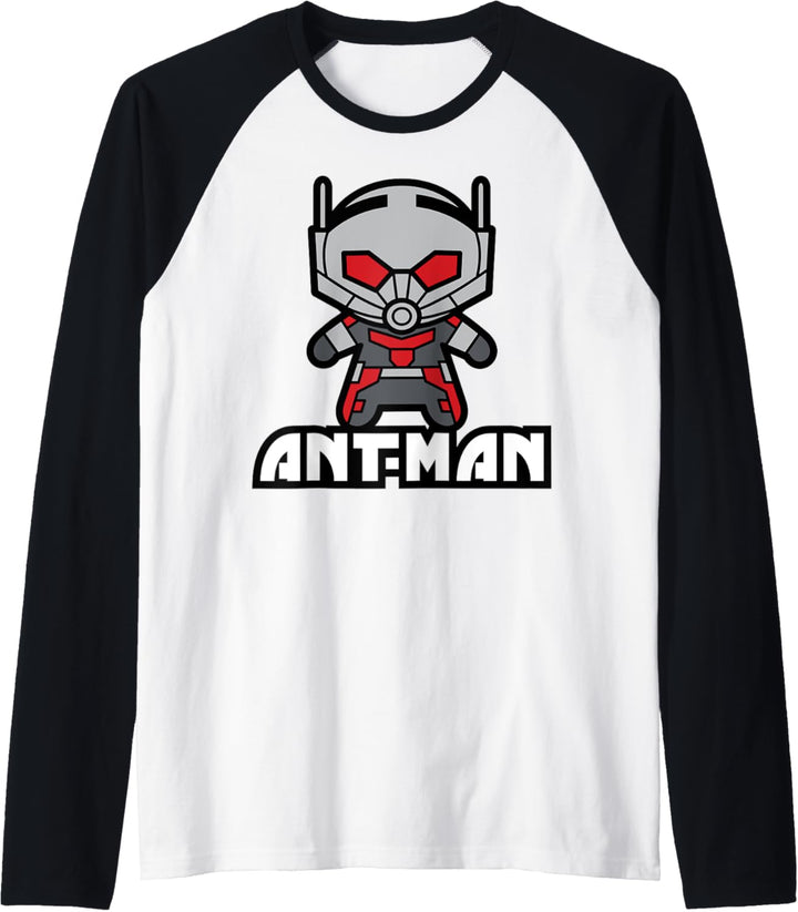 Marvel Ant-Man Tiny Miniscule Kawaii Cute Raglan