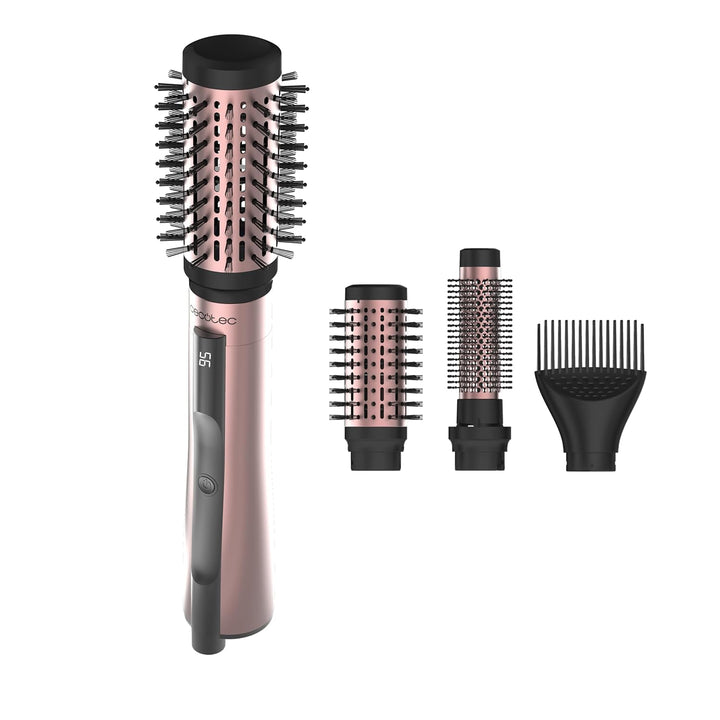 Cecotec Glättbürste mit InstantCare Iontech-Technologie, glatt, 23 Zähne, 9 Temperatureinstellungen,