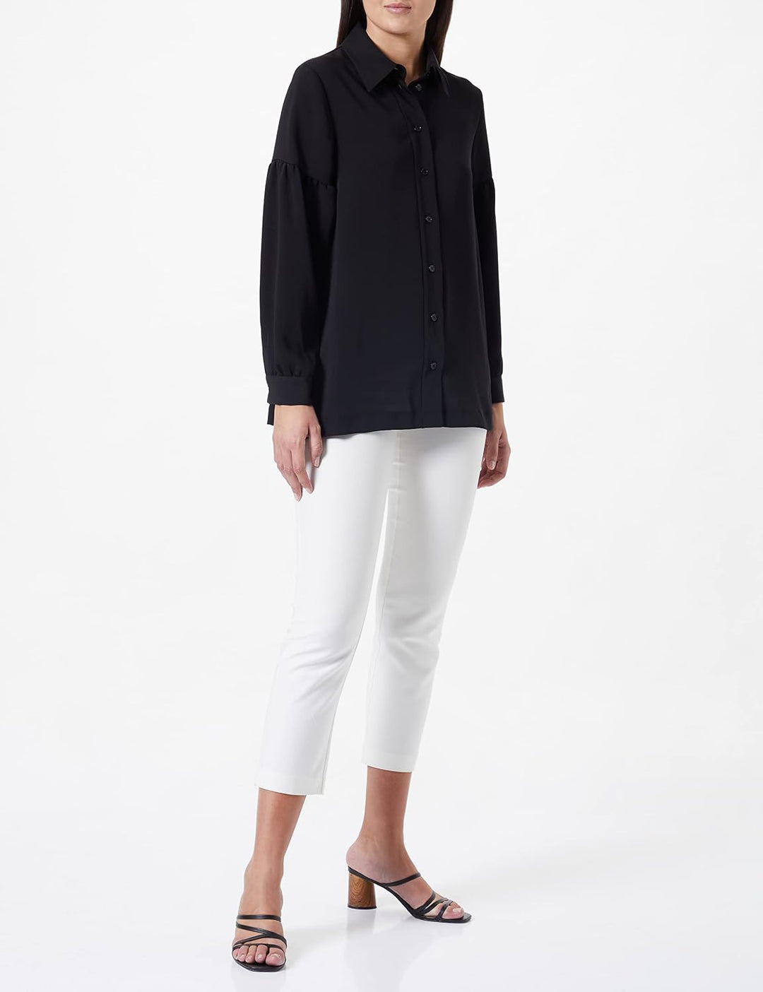 Seidensticker Damen 133502 Bluse (1er Pack) 44 Schwarz, 44 Schwarz