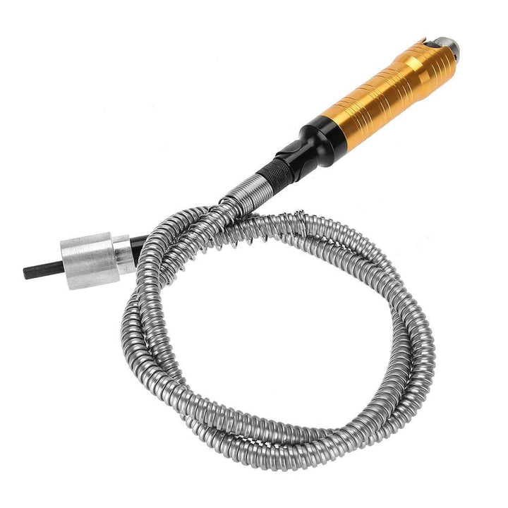 Flexwelle 6mm, Flexibler Wellenschleifer, Welle Bohrfutter 0,5-6,5mm Spanngriff zum Polieren, Gravie