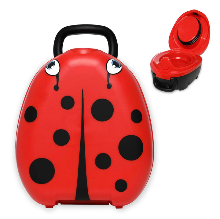 My Carry Potty - Marienkäfer Reise-Töpfchen, preisgekrönter tragbarer Kleinkind-Toilettensitz für Ki