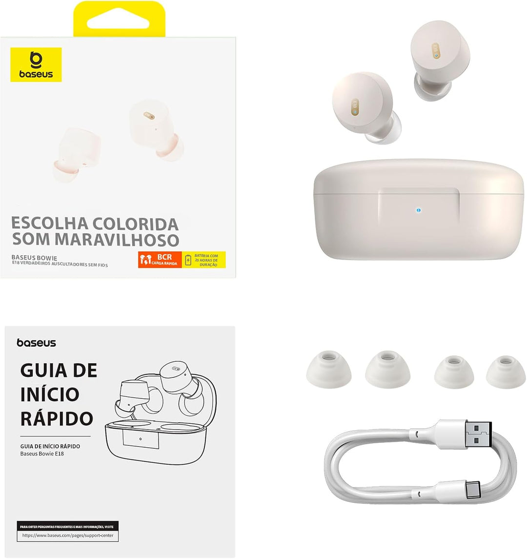 Baseus Tws E18 Wireless Earphones One Size