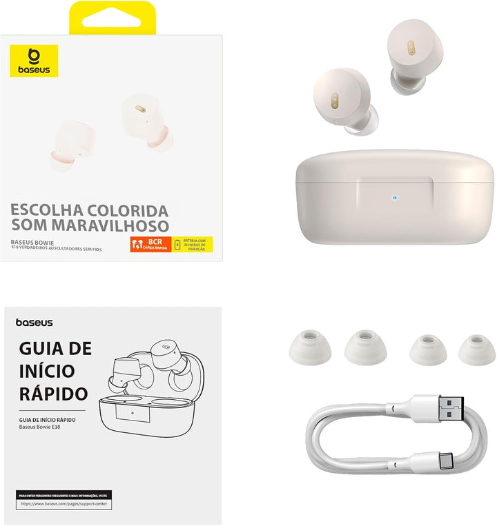 Baseus Tws E18 Wireless Earphones One Size