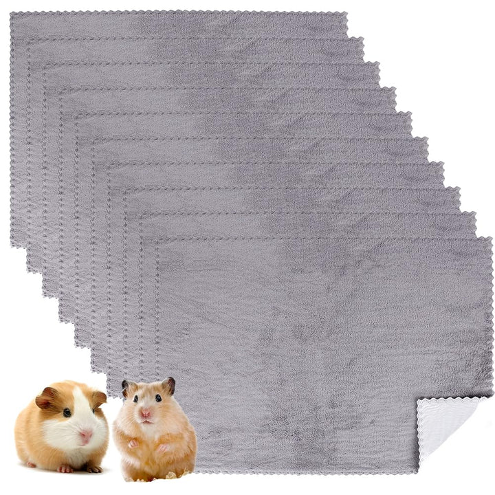 Fouvin 10 Stück wasserdichte Meerschweinchen Decken Weiche Haustier Decken Waschbare Haustier PIPI U