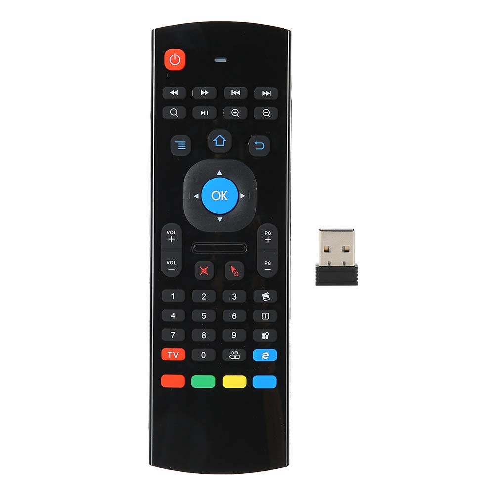 Fernbedienung, Doppelseitig 3D Air Mouse Bewegungserkennung Hochauflösende Fernbedienung 2.4G Wirele