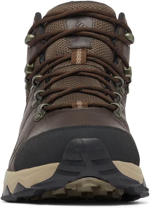 Columbia Herren Peakfreak Ii Mid Outdry Wp LeatherWanderstiefel 41 EU Cordovan Black 2023, 41 EU Cor