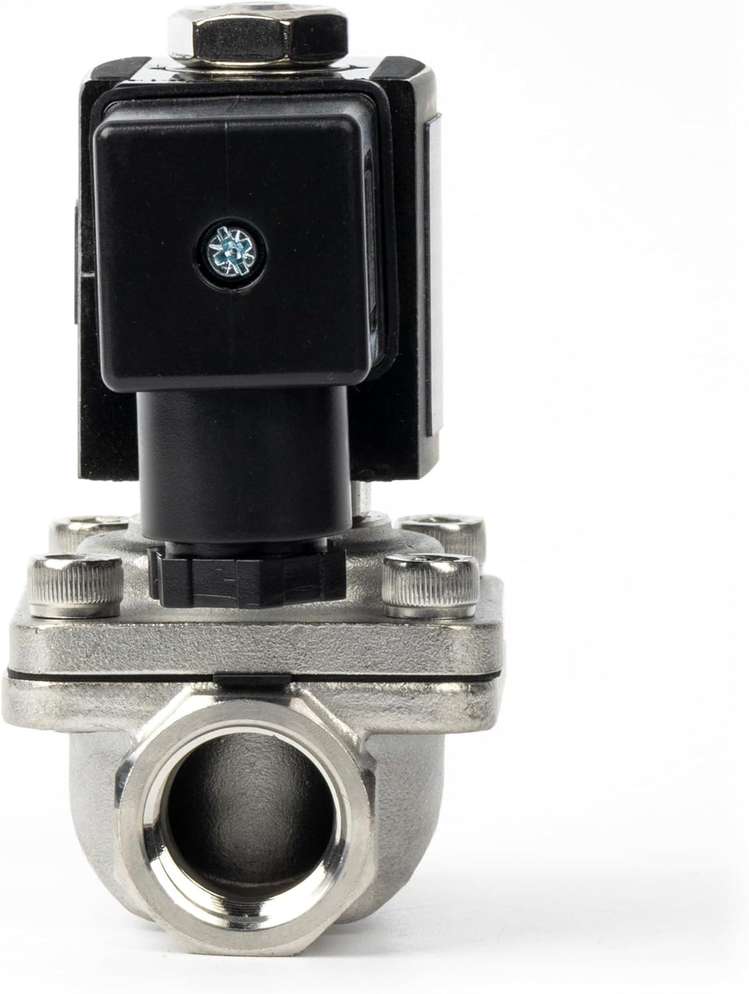 U.S. Solid 1/2" Magnetventil - Edelstahl DC 12V mit Viton-Dichtung, stromlos geschlossen, Anschlussd