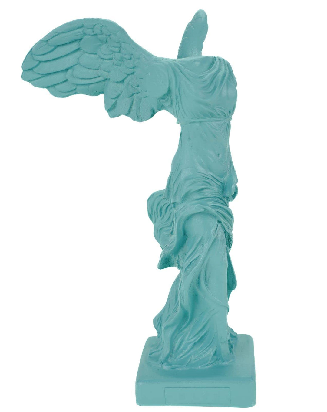 Kremers Schatzkiste Alabaster Nike Siegesgöttin von Samothrake Figur Skulptur 20 cm Türkis Siegesden