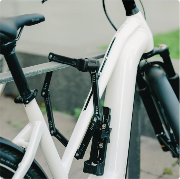 ABUS Faltschloss Bordo 6200K SH - Flexibles Fahrradschloss mit Halterung - Schlosskörper lässt sich