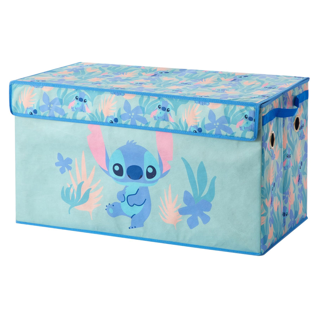 Idea Nuova Disney Stitch Faltbarer Aufbewahrungskoffer – robuster Organizer mit weichem Deckel – 71,
