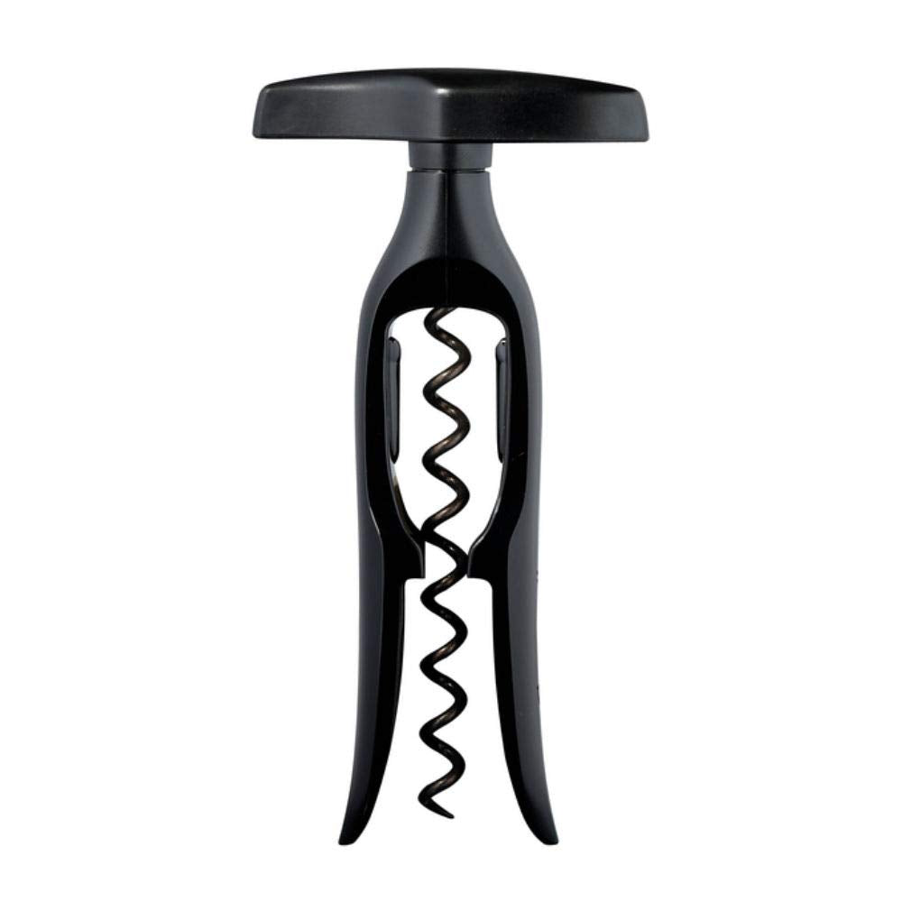 Le Creuset Wine Accessoires Standmodell-Korkenzieher, TM 110, Schwarz glänzend, 49104001400100 Tm 10