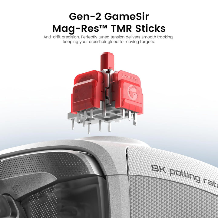 GameSir G7 Pro 8K Kabelloser Esports-Controller für PC – Weiss