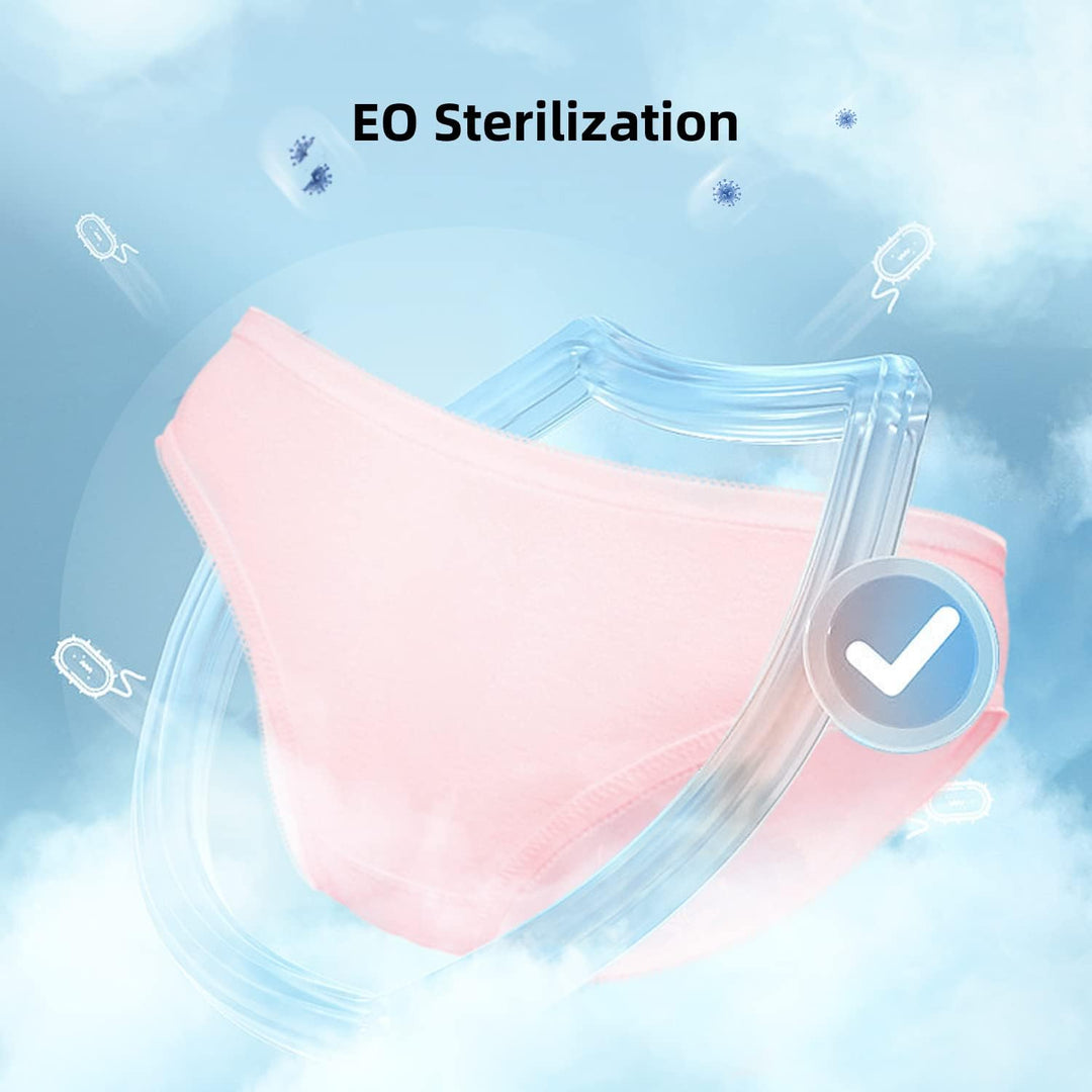 Einwegunterwäsche für Damen Reisen Bunte Baumwollslips Individuell verpackte 100% Baumwolle für Mutt
