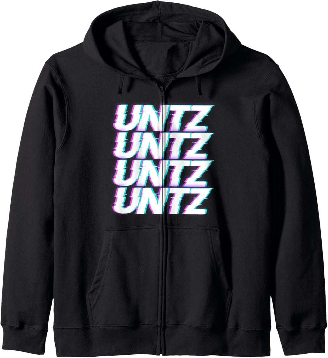 Untz (Trippy / Glitch) Kapuzenjacke