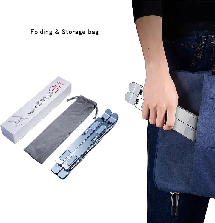 KINGDATA Laptop Ständer, ergonomischer Aluminium-Laptop-Erhöhung für Schreibtisch, Computer ständer