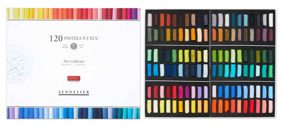Sennelier Pastels Soft Half ST 120/PKG, mehrfarbig, 120 Stück (1 Stück) 120 stück (1er Pack) mehrfar