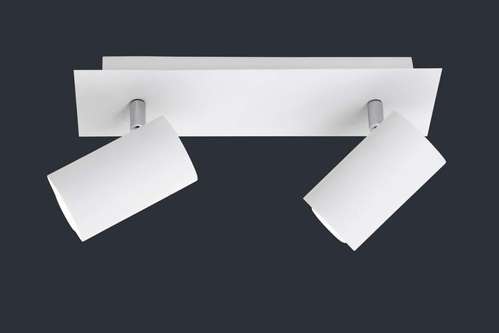 Trio Leuchten Balken in Metall weiss, Spotbalken 2-flammig, exklusiv 2xGU10, Länge: 30 cm 802400201