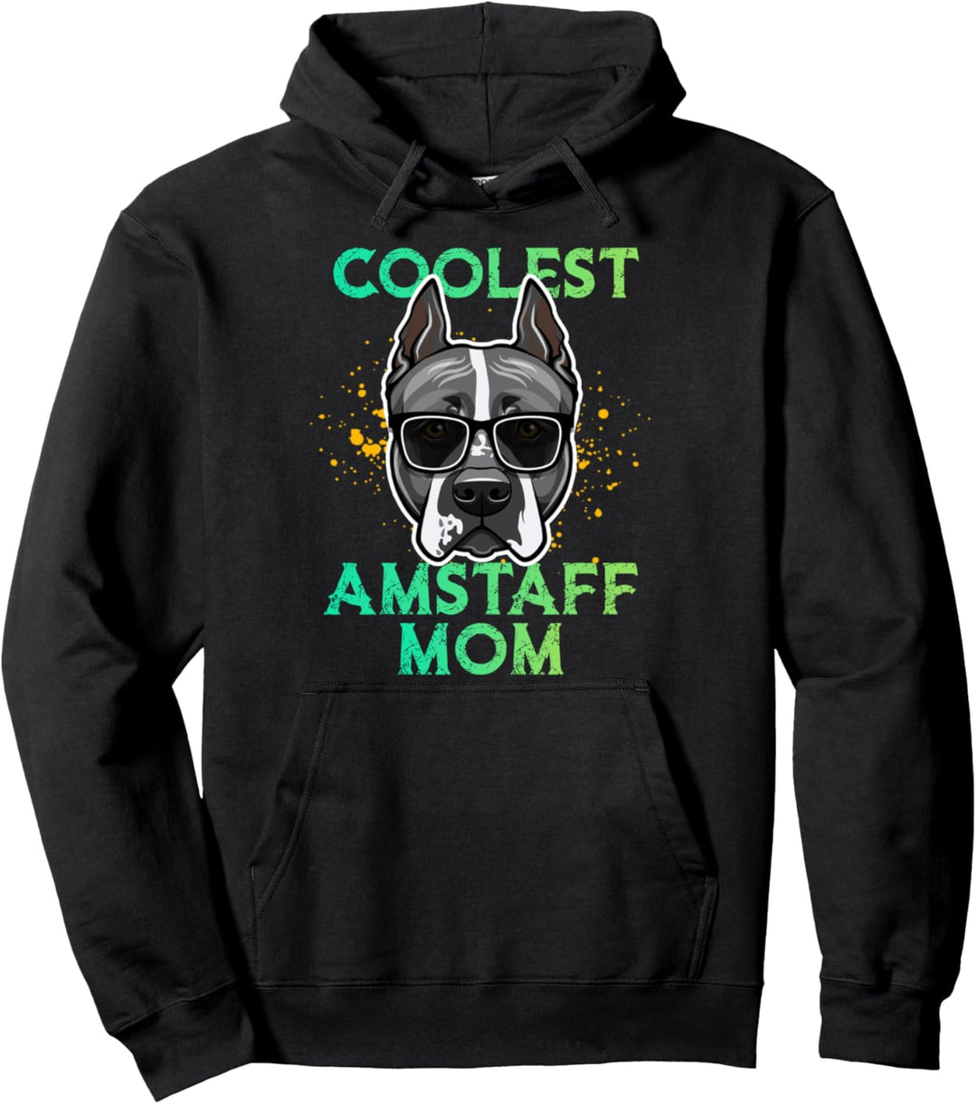 Amstaff Mum Hunderasse - American Staffordshire Terrier Hund Pullover Hoodie