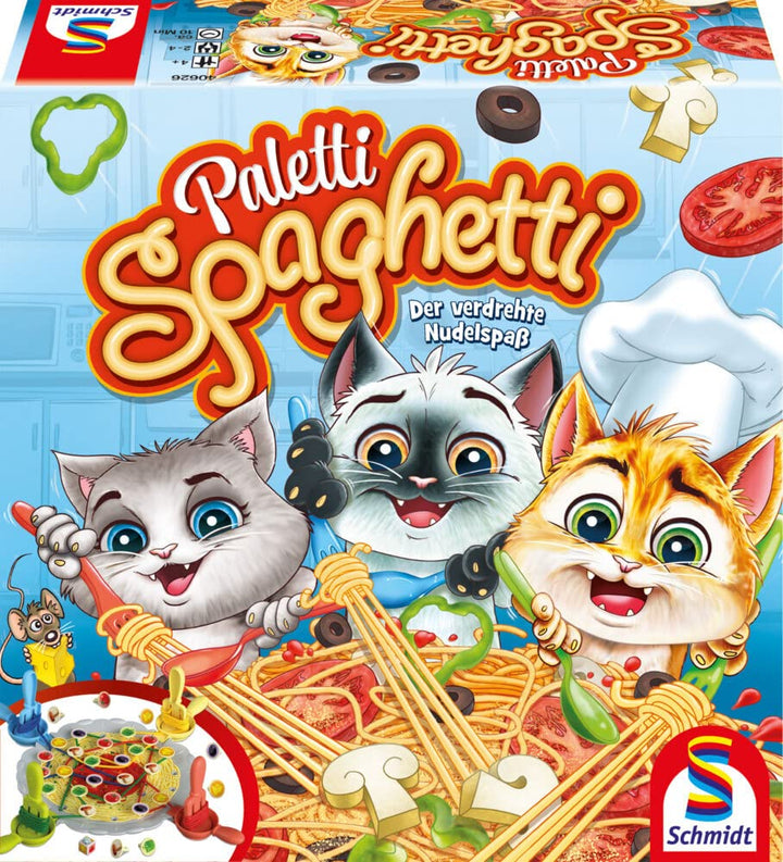 Schmidt Spiele 40626 Paletti Spaghetti, Aktionsspiel für Kinder und Erwachsene Single, Single