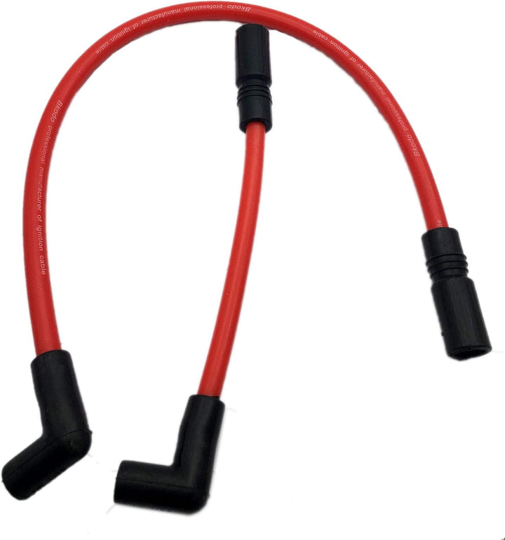Aokus Zündkerzendraht, 10,4 mm, 10 mm, kompatibel mit Harley Davidson Big Twin 99–19 FXD Dyna Softai