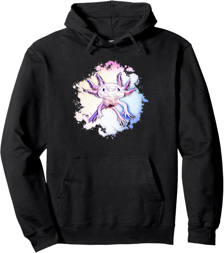 Axolotl Motiv Amphibie Axolotls Pullover Hoodie