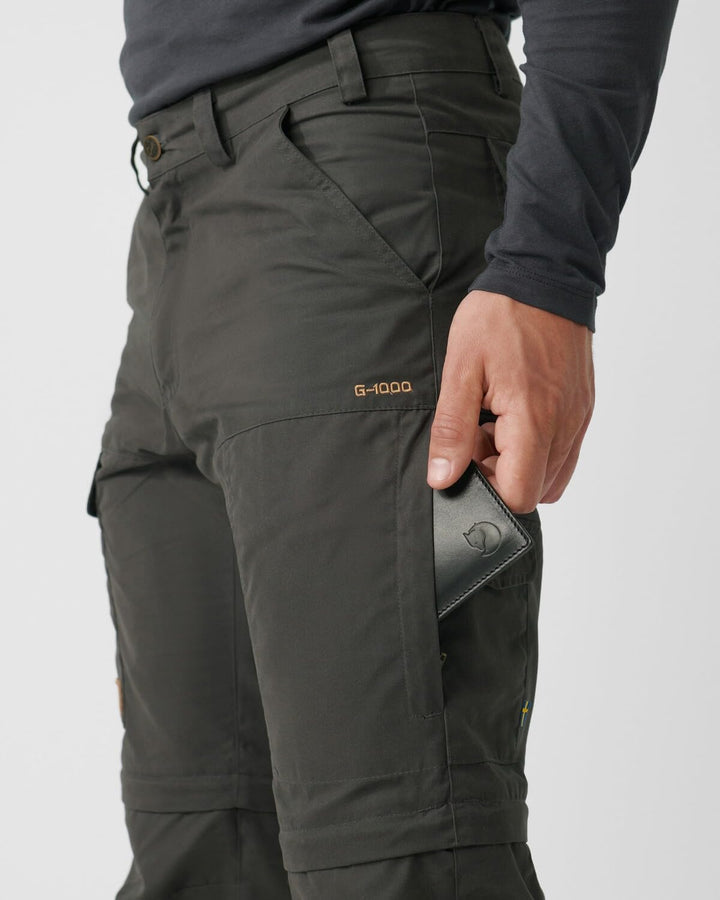 Fjällräven Fjallraven Herren Karl Pro Zip-off Trousers M Sport, Grau (Dark Grey 030), 44