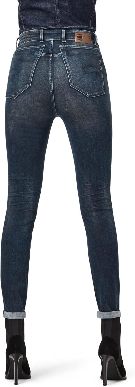 G-STAR RAW Stringfield Women's Jeans Ultra High Waist Skinny 29W / 32L Blau (Antic Nebulas D17849-c2