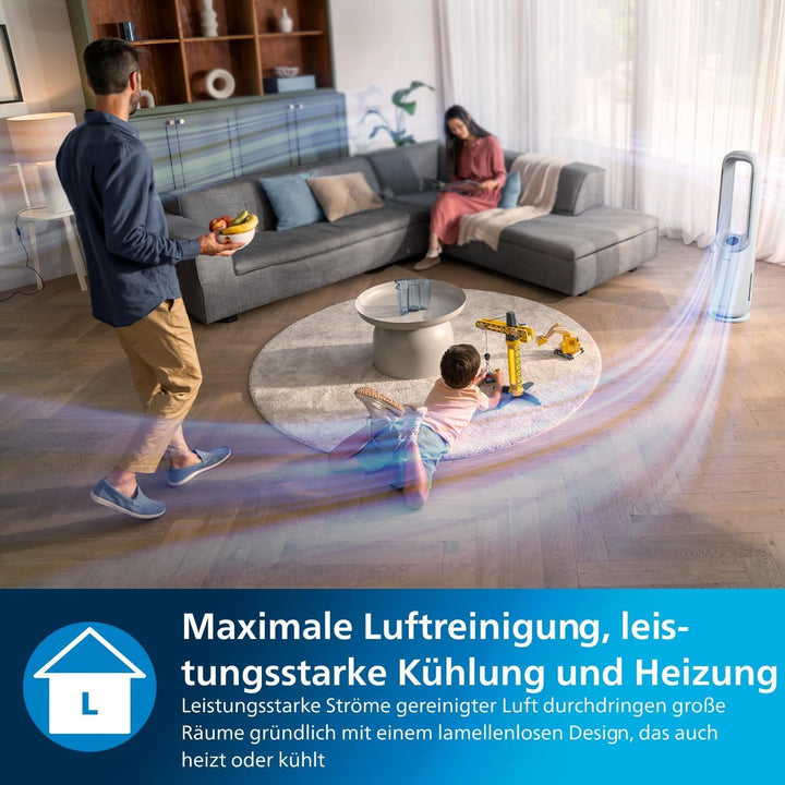 Philips Air Performer 7000 series 2-in-1-Luftreiniger mit Kühlfunktion