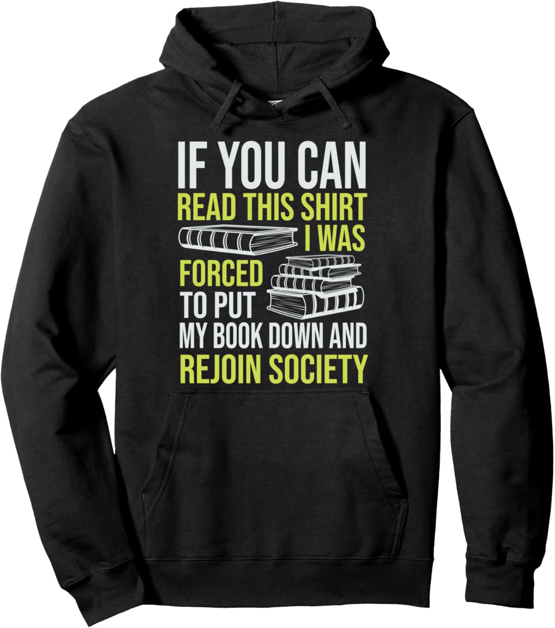 Bücherwurm Leseratte Bücher Nerd Hobby Lustiges Lesen Pullover Hoodie