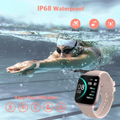 RIVERSONG Smartwatch 1,69" Grosses Display Fitness Tracker Uhr Outdoor Sportuhr für iOS und Android,