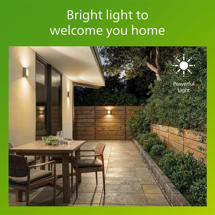 Philips myGarden Arbour LED Wandaussenleuchte, Aluminium