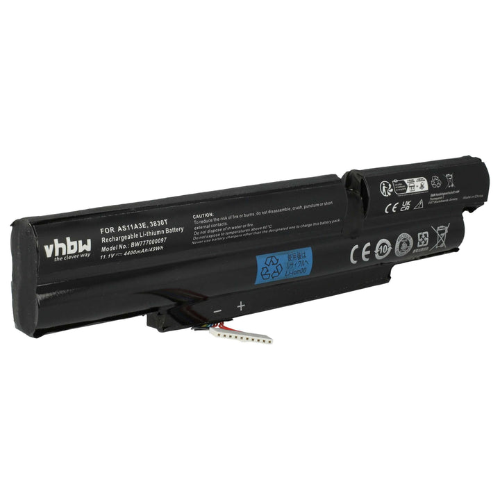 vhbw Akku kompatibel mit Acer Aspire TimelineX 3830TG-2412G64n, 3830TG-2414G64N, 3830TG-2414G75n Not