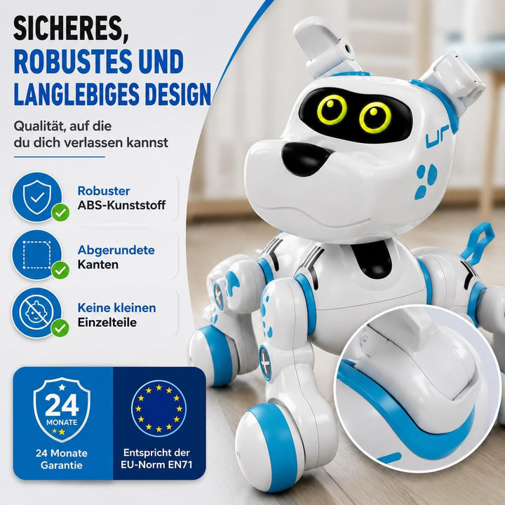Xtrem Bots - Bobby | Roboter Hund | Roboter Hund Kinder | Roboterhund | Interaktiver Hund | Spielzeu
