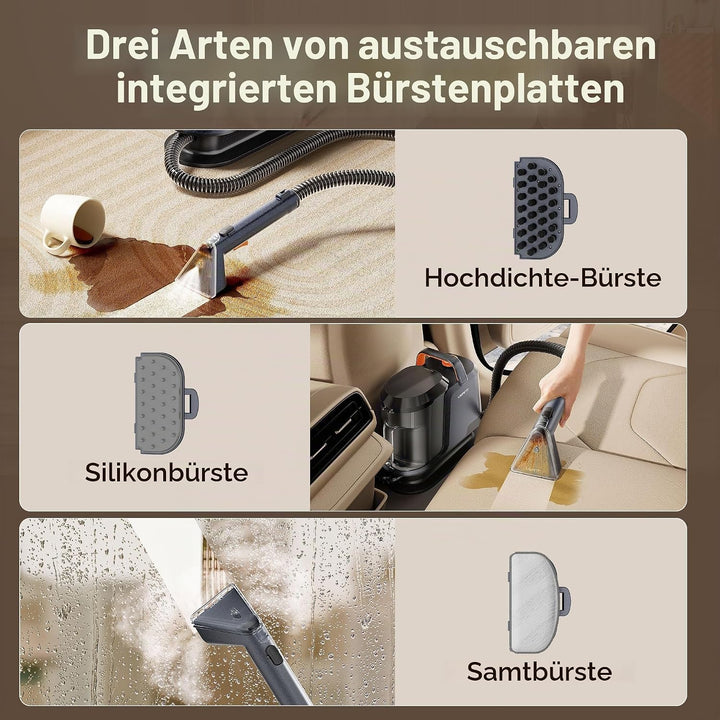 Uwant Y100PET Polsterreiniger Gerät Mit 22Kpa Teppichreiniger Waschsauger Geräuscharm Nasssauger Tep