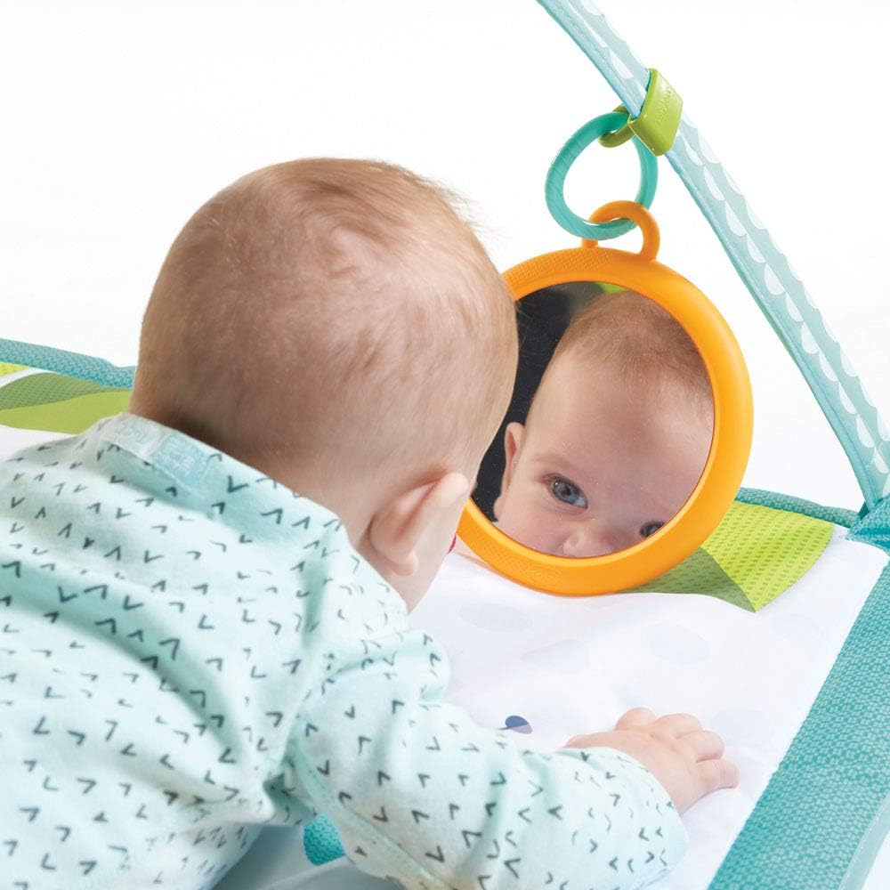 Tiny Love Baby Spieldecke Gymini Sunny Day Meadow Days, grosse multifunktionale Krabbeldecke mit 16